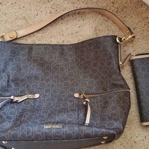 Calvin Klein handbag and wallet